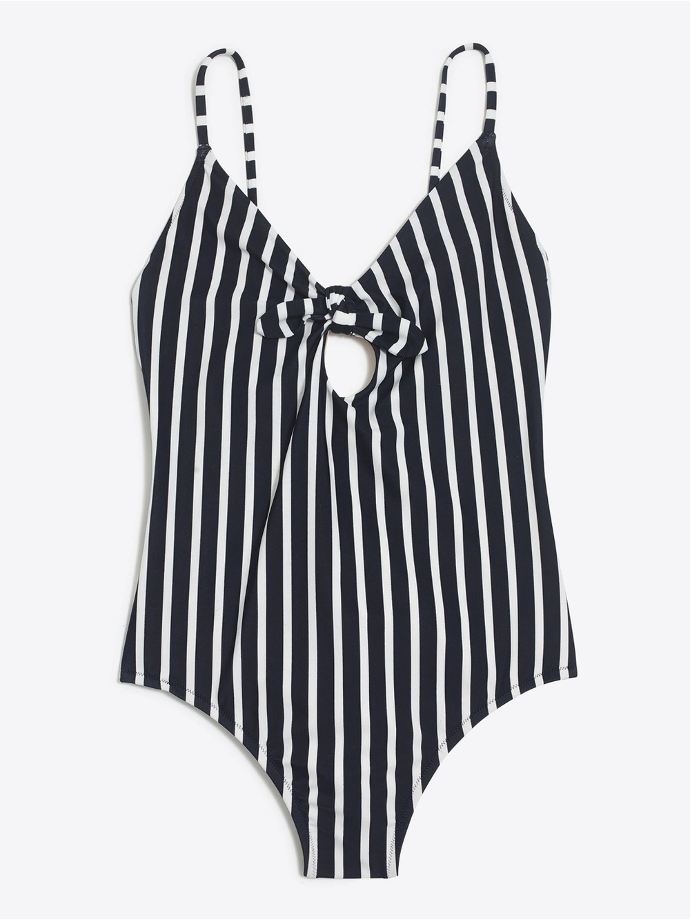 J.Crew Factory Tie-Front One-Piece Swimsuit